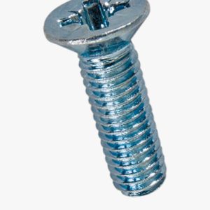 Pozi plosnati strojni vijci s upuštenom glavom od čelika Z - 4,8 - plavo pocinčano