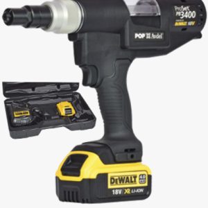 STANLEY® Assembly Technologies ProSet® PB3400 - Baterijski alat za slijepe zakovice u plastičnoj torbici, potpuno opremljen