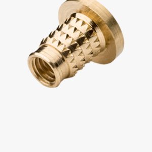 Tappex® MULTISERT® 005/006 - Utisnuti navojni umetci s velikom ojačanom glavom, za termoplaste Mjed - obična