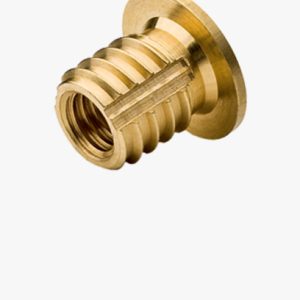 Tappex® TRISERT® 338/339 - Samorezajući navojni umetci s velikom glavom, za termoplaste i termoplaste ojačane staklenim vlaknima >35% Mjed - obična