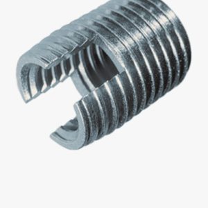 FASTEKS® FTI SC-02 - Samorezni navojni umetci s reznim utorom, za lake metale, termoplaste i duroplaste Čelik - kaljen - pocinčan plavo