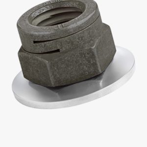 J.Lanfranco ERM ZH/ST - Samozaključavajuće šesterokutne matice s prorezima, sve od metala, s rotirajućom, pričvršćenom podloškom Nehrđajući čelik - A4 - 80 - Stanal 400®