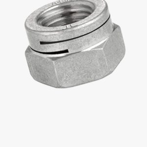 J.Lanfranco ESL ZH/BT - Samozaključavajuće šesterokutne matice s prorezima, sve metalne Nehrđajući čelik - A4 - 80