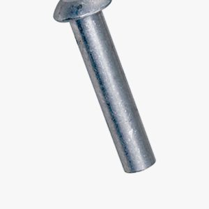 Zakovice s okruglom glavom Aluminij - običan