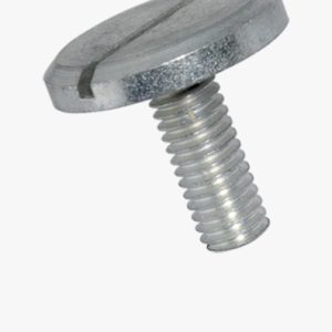 Strojni vijci s ravnom glavom i prorezom Čelik - 4,8 - plavi pocinčani