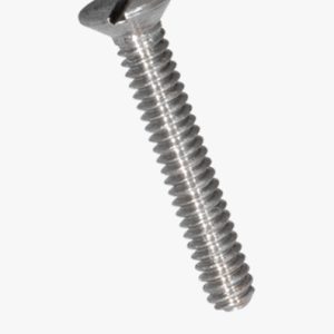 Ravni vijci s upuštenom glavom s prorezima obrađeni Slobodno rezanje čelika - ravno