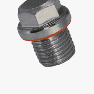 Čepovi sa šesterokutnom glavom s rubom, cijevni navoj - s brtvenim prstenom Čelik - običan