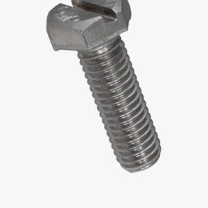 Vijci s prorezom i šesterokutnom glavom s punim navojem Nehrđajući čelik - A2