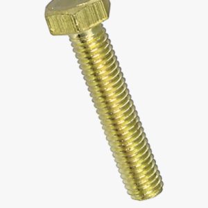 Vijci sa šesterokutnom glavom s punim navojem Mjed - obični