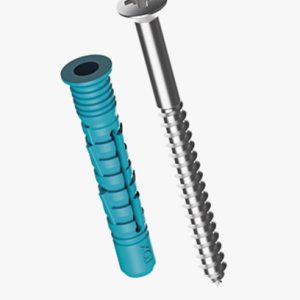 TOX Aqua Stop Pro - Brtveni čepovi za vlažna područja s vijkom s ravnom glavom Nehrđajući čelik - A2