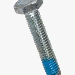 TufLok® - Vijci sa šesterokutnom glavom s punim navojem s TufLok® zakrpom Čelik - 8.8 - plavo pocinčano