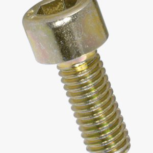 Vijci s imbus glavom s punim navojem Čelik - 8.8 - žuto pocinčano