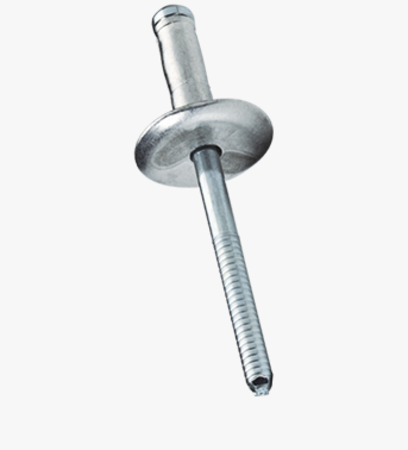 POP® Vgrip® - Slijepe zakovice velike glave Čelik - pocinčan