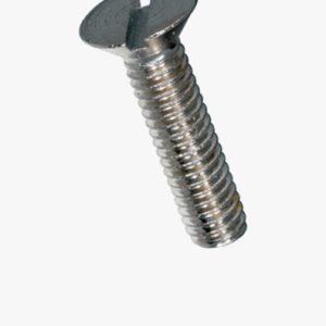 Strojni vijci s ravnom upuštenom glavom s prorezima Mjed - poniklan