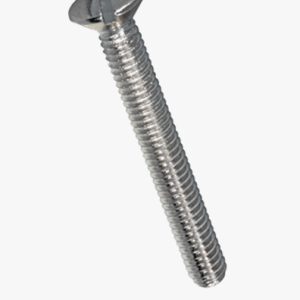 Strojni vijci ovalne upuštene glave s prorezima Mjed - poniklano