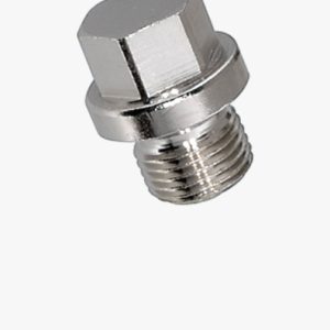 Čepovi sa šesterokutnom glavom s ramenom, cijevni navoj Mesing - poniklano