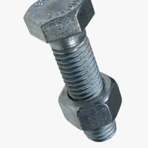 Vijci sa šesterokutnom glavom sa šesterokutnim maticama s punim navojem Čelik - 4,6 / 6,8 (prema izboru proizvođača) - plavo pocinčano