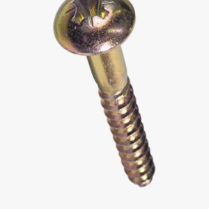 Pozi vijci za drvo s okruglom glavom oblika Z Čelik - kaljen - žuto pocinčano