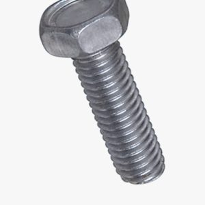 Vijci sa šesterokutnom glavom s punim navojem, aluminij - ravni