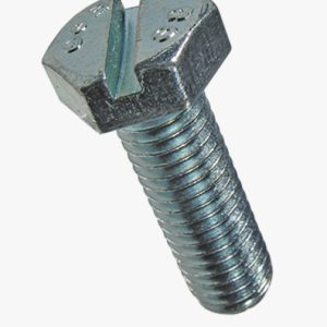 Vijci sa šesterokutnom glavom s prorezom i punim navojem Čelik - 8.8 - plavi pocinčani