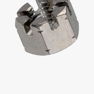 Šesterokutne matice s prorezima i viljuškaste matice Nehrđajući čelik - A4