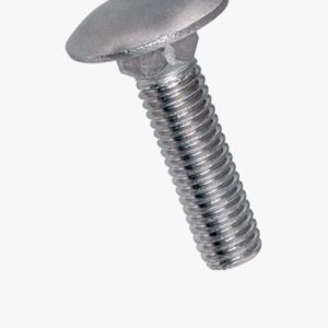 Vijci s okruglom glavom i kvadratnim vratom bez šesterokutnih matica Nehrđajući čelik - A2