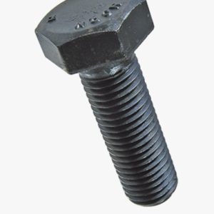 Vijci sa šesterokutnom glavom s punim navojem, s metričkim finim navojem Čelik - 8,8 - crni