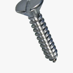 Navojni vijci s ravnim prorezima i upuštenom glavom s konusnim krajem tipa C Nehrđajući čelik - A2