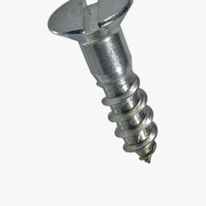 Vijci za drvo s ravnim prorezima i upuštenom glavom Nehrđajući čelik - A2