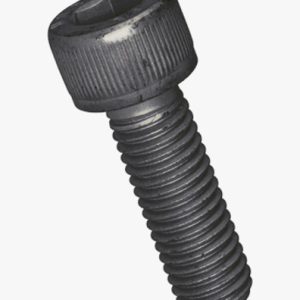Vijci s imbus glavom s punim navojem Čelik - 12,9 - crni