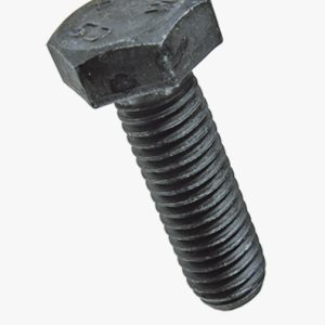 Vijci sa šesterokutnom glavom s punim navojem Čelik - 10,9 - crni