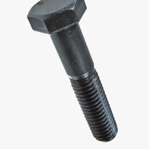 Vijci s šesterokutnom glavom s djelomičnim navojem Čelik - 10.9 - crni
