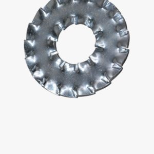 Nazubljene sigurnosne podloške s unutarnjim i vanjskim nazubljenjima Opružni čelik - plavo pocinčano