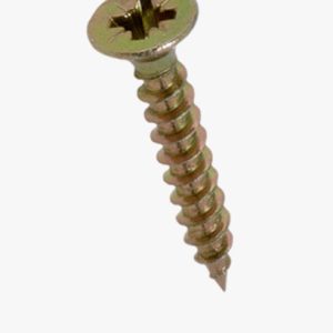 Pozi vijci za ivericu s ravnom upuštenom glavom oblika Z, s punim navojem Čelik - kaljen - žuto pocinčano