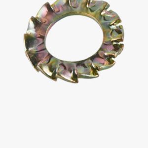 Nazubljene sigurnosne podloške tip A, vanjski nazubljeni Opružni čelik - žuto pocinčano