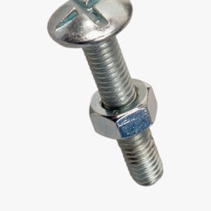 Strojni vijci s rešetkastom glavom sa šesterokutnim maticama, djelomično / punim navojem Čelik - 4.8 - plavo pocinčano