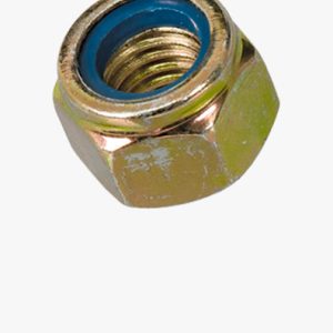 Prevladavajući tip šesterokutnih sigurnosnih matica visokog tipa s poliamidnim umetkom Čelik - 8 - žuto pocinčano