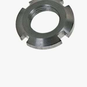 Okrugle matice s prorezima Čelik - obične