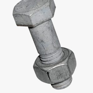 Setovi s vijcima sa šesterokutnom glavom i maticom Čelik - 4,6 - vruće pocinčan