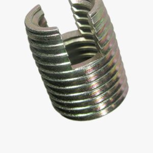 Ensat® S 302 - Samorezajući navojni umetci s prorezom za rezanje, za lake metale, termoplastiku i duroplastiku Čelik - kaljen - žuto pocinčano