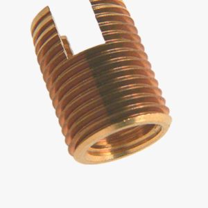 Ensat® S 302 - Samorezajući navojni umetci s prorezom za rezanje, za lake metale, termoplastiku i duroplastiku Mjed - obična