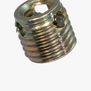 Ensat® SB 307/308 - Samorezajući navojni umetci s rupom za rezanje, za lake metale, termoplaste i duroplaste Čelik - kaljen - žuto pocinčano