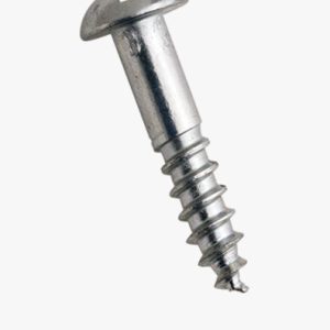 Vijci za drvo s okruglom glavom s prorezom Čelik - plavo pocinčano