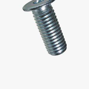 Heksalobularni (6 režnja) vijci s cilindričnom glavom s izuzetno niskom glavom Čelik - 08.8 - pocinčani plavi