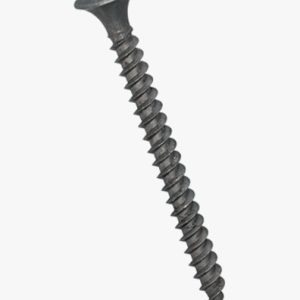 Samobušeći vijci za drvo s ravnom upuštenom glavom i reznim rebrima ispod glave Čelik - kaljen - plavo pocinčan, dodano mazivo