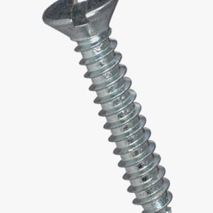 Navojni vijci s ravnim prorezima i upuštenom glavom s konusnim krajem tipa C Čelik - kaljen - pocinčan plavo