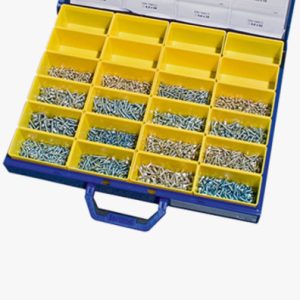 Asortiman samoreznih vijaka u kutiji tipa DS 16