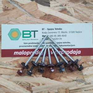 Vijak za limeni krov - drvena konstrukcija